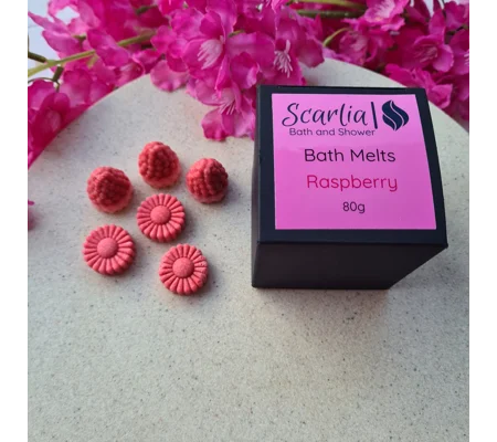 Raspberry Bath Melts 80g