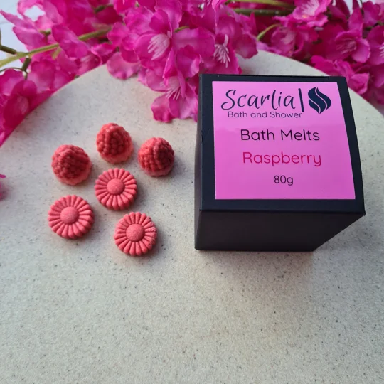 Raspberry Bath Melts 80g