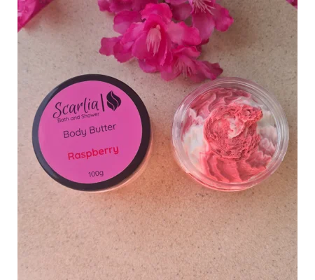 Raspberry Shimmer Body Butter 100g