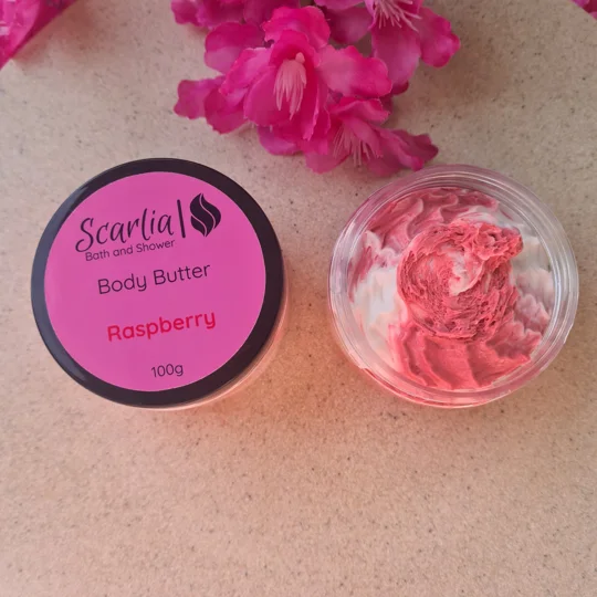 Raspberry Shimmer Body Butter 100g