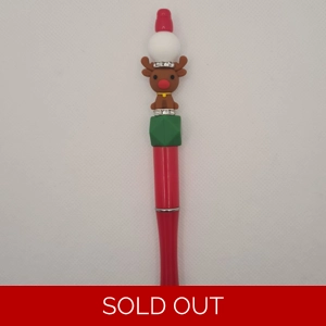 Reindeer Silicone Bead Pen