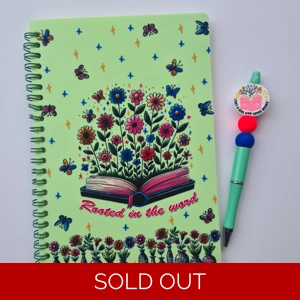 Rooted In The Word Notebook and Pen Bundle