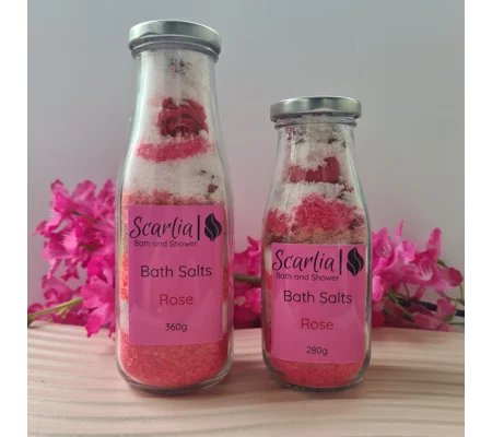 Rose Bath Salts 280g - 360g