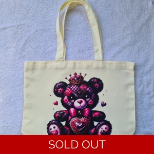 Royal Teddy Bear Tote Bag