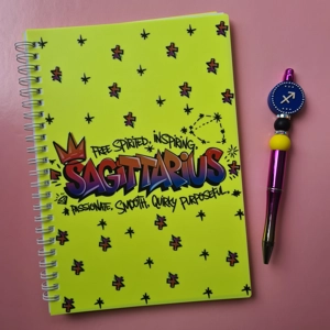 Sagittarius Star Sign Notebook and Pen Bundle