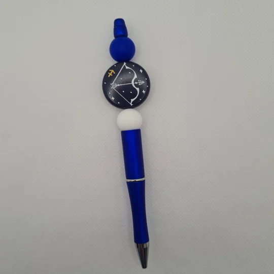 Sagittarius Star Sign Silicone Bead Pen