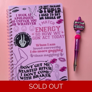 Savage Energy Notebook and Pen Bundle