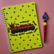 Scorpio Star Sign Notebook and Pen Bundle
