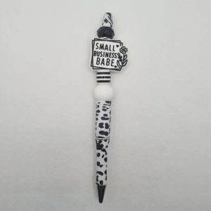 Small Business Babe Silicone Bead Pen