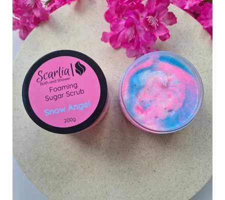 Snow Angel Foaming Sugar Scrub 200g