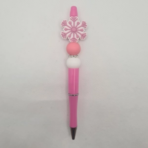 Snowflake Silicone Bead Pen