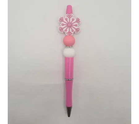 Snowflake Silicone Bead Pen