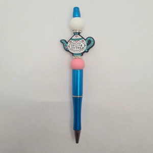 Spilling The Tea Silicone Bead Pen