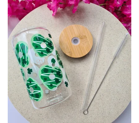 St Patrick's Day Glass Cup