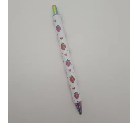 Strawberry Metal Pen