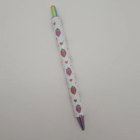 Strawberry Metal Pen