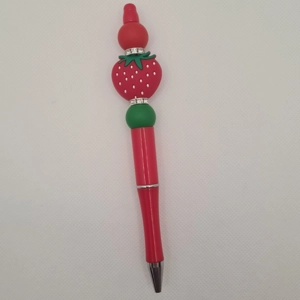 Strawberry Silicone Bead Pen