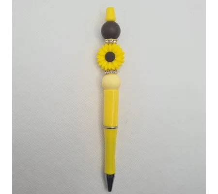 Sunflower Silicone Bead Pen