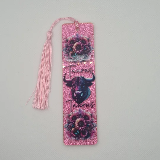 Taurus Star Sign Bookmark