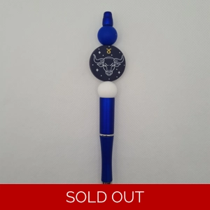 Taurus Star Sign Silicone Bead Pen