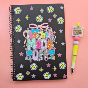 Teacher Mode Off Notebook and Pen Bundle