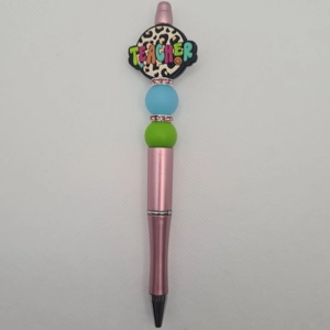 Teacher Silicone Bead Pen