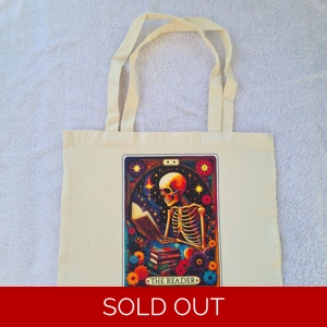 The Reader Tarot Card Tote Bag