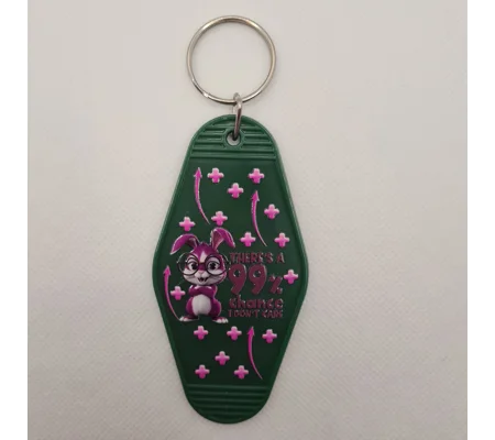 There's A 99% Chance I Don't Care Keychain