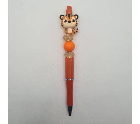 Tiger Silicone Bead Pen