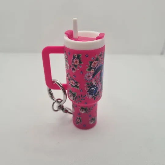 Turtle Mini Tumbler Keychain