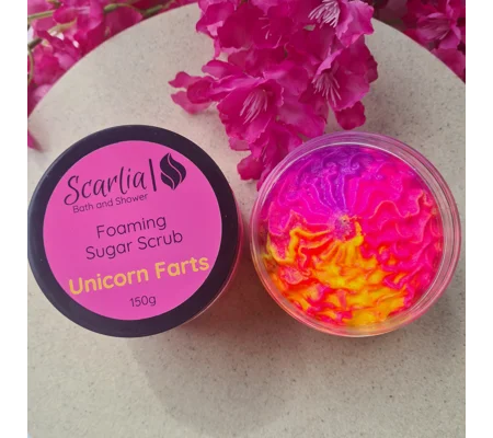 Unicorn Farts Foaming Sugar Scrub 150g