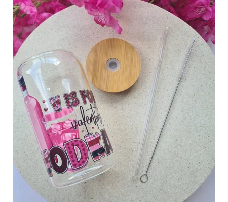 V Is For V̶a̶l̶e̶n̶t̶i̶n̶e̶ Vodka Glass Cup