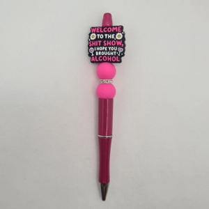 Welcome To The Shit Show Silicone Bead Pen