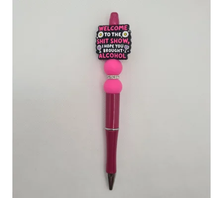 Welcome To The Shit Show Silicone Bead Pen