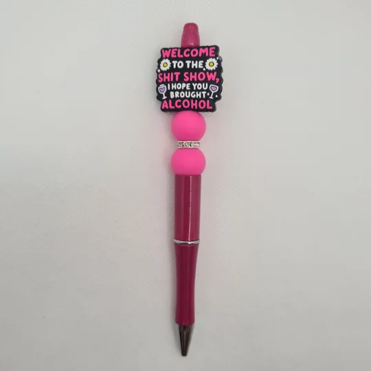 Welcome To The Shit Show Silicone Bead Pen