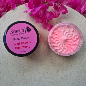 Wild Rose and Raspberry Body Butter 100g