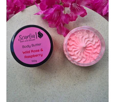 Wild Rose and Raspberry Body Butter 100g