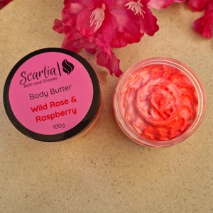 Wild Rose and Raspberry Body Butter 100g