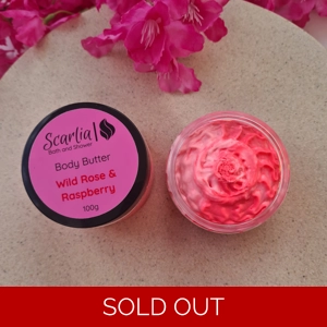 Wild Rose and Raspberry Body Butter 100g