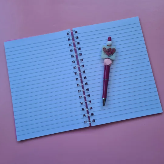Winged Hearts Notebook and Pen Bundle