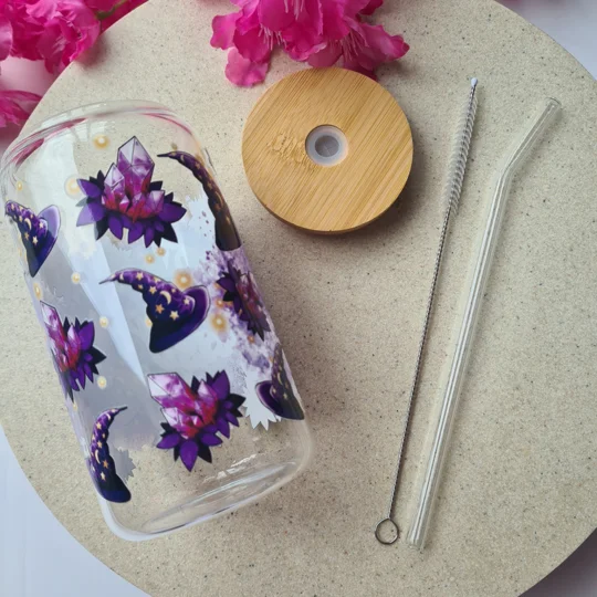 Witchy Vibes Glass Cup