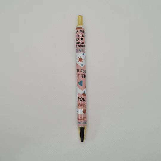 You Are Enough Metal Pen