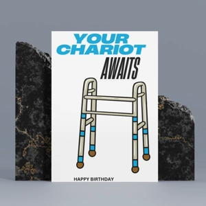 Your Chariot Awaits Greeting Card