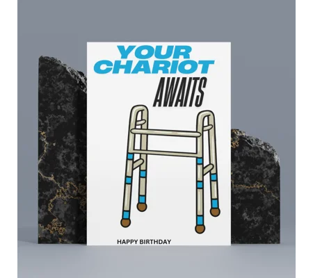Your Chariot Awaits Greeting Card