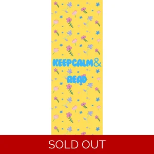 Keep Calm & Read Flowery Bookmark