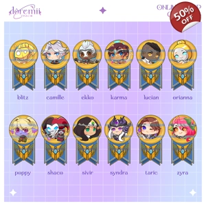 PIN: League of Legends M7 Acrylic Badges