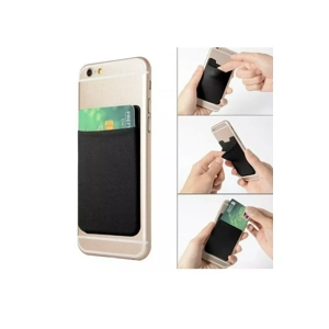 Cell Phone Credit Card ID Holder Wallet Stick On Pocket Sleeve