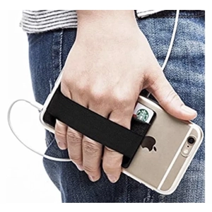 Mobile Cell Phone Credit Card Holder Pocket Wallet Pouch with Hand Strap
