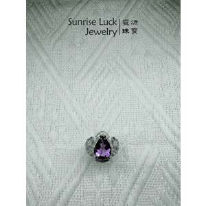 紫晶蝶戒 Amethyst Butterflies Ring