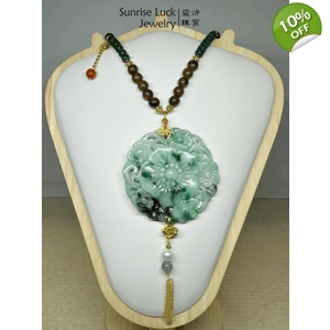 翠韻沉靈項鍊 Jade & Agarwood Spirit Necklace
